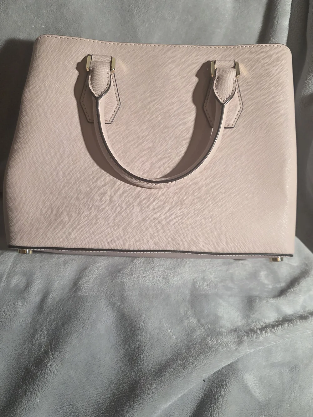 Michael Kors Pale Pink Saffiano Leather Satchel